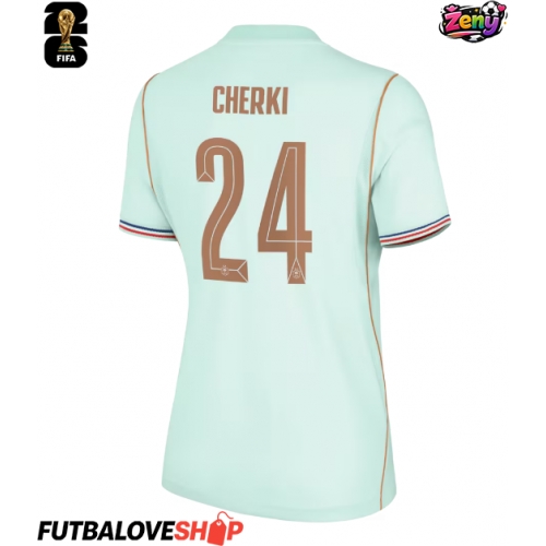 Dres Francúzsko Rayan Cherki #24 Preč pre Ženy MS 2026 Krátky Rukáv
